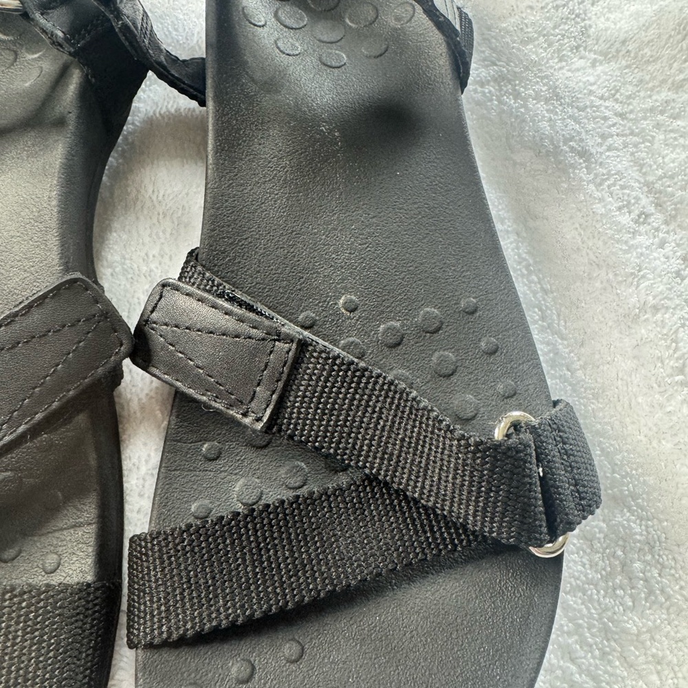 Vionic Black Adjustable Sandals - image 3